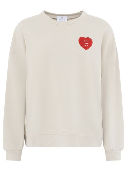 Sweatshirt BW "Patch & Herz"