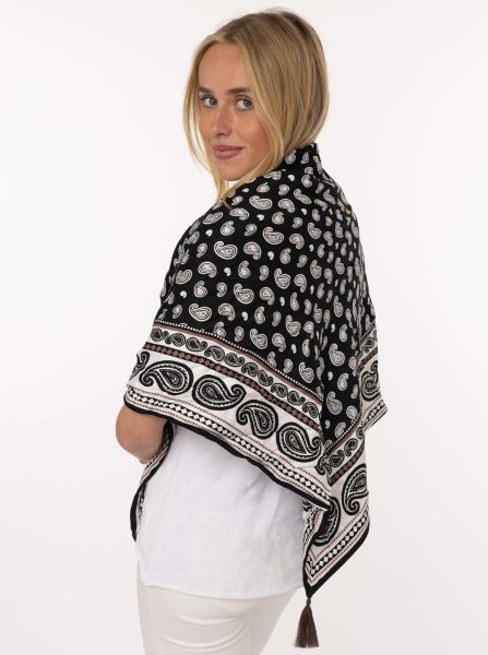 Dreieckstuch Organic Bamboo "Geometric Paisley"