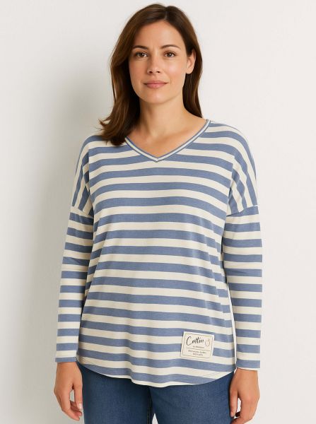 Sweatshirt "Große Streifen"