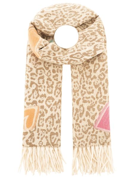 Winterschal Viskose "Herz & Patches"