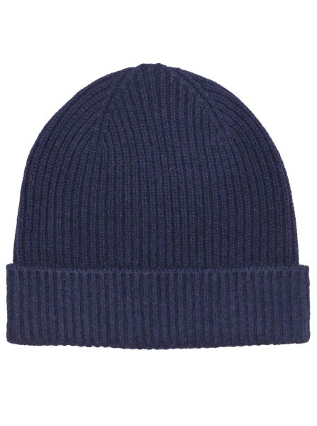 100% Kaschmir Beanie "Ribbon Pattern"