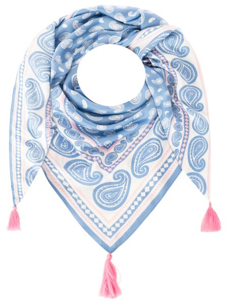 Dreieckstuch Organic Bamboo "Geomteric Paisley"