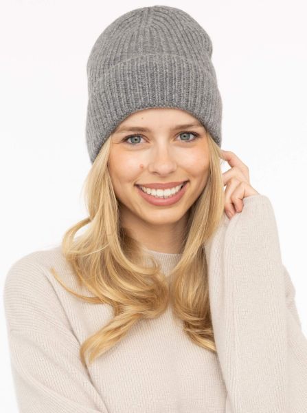 100% Cashmere Grobstrickmütze "Chunky"