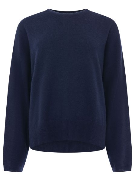 100% Kaschmir Rundhalspullover "Kastig & Uni"