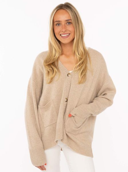 100% Cashmere Oversize Cardigan Loose