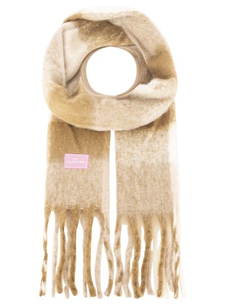 XXL Winterschal "Karos & Big Tassel"