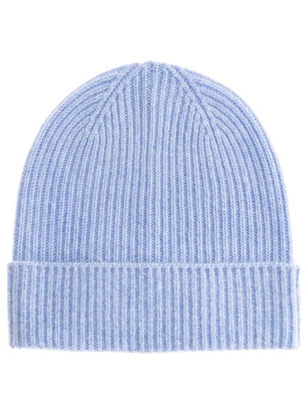100% Kaschmir Beanie "Ribbon Pattern"