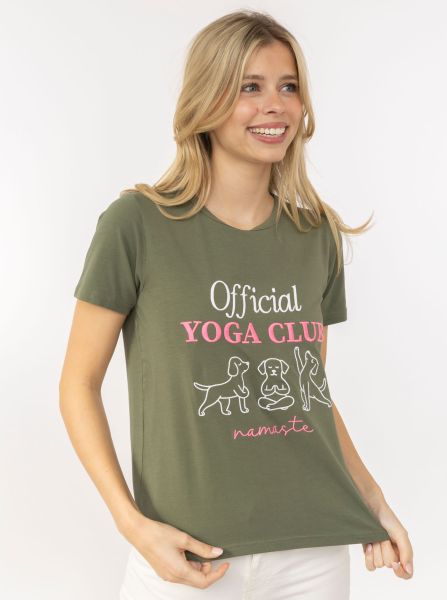 T-Shirt BW "Yoga Club"