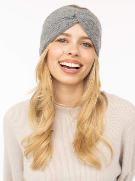 100% Cashmere Stirnband "Rippe"