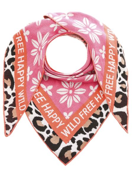 Dreieckstuch "Blumen & Leo"