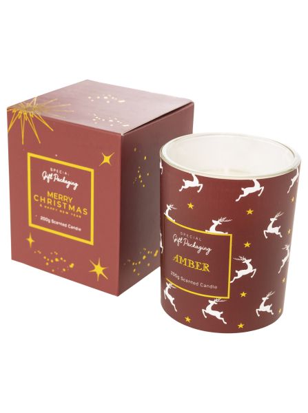 Duftkerze "Xmas & Hearts"