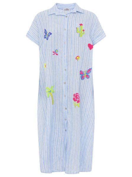 XXL Tunika Leinen Mix "Summer & Sun"