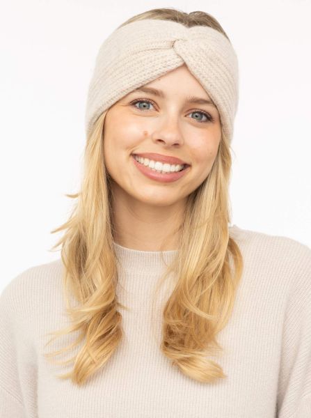 100% Cashmere Stirnband "Rippe"