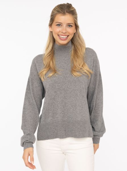 100% Kaschmir Pullover "Stehkragen"