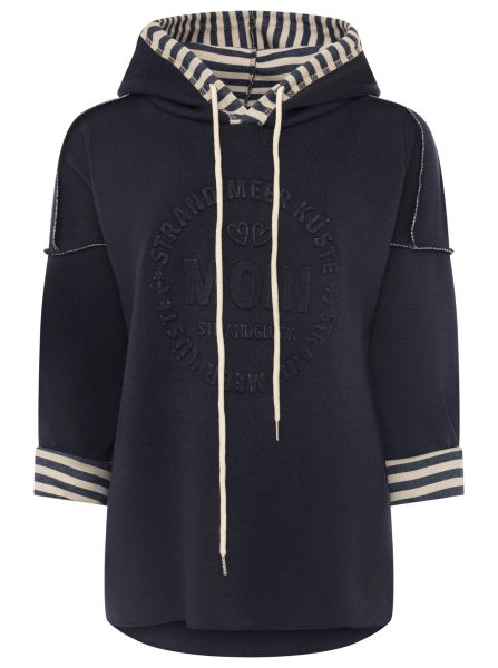 Doubleface Hoodie "Moin & Streifen"