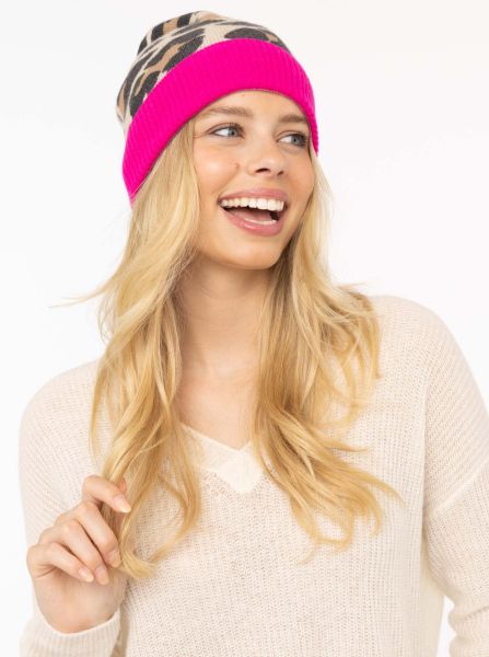 100% Kaschmir Umschlagmütze "Leo"