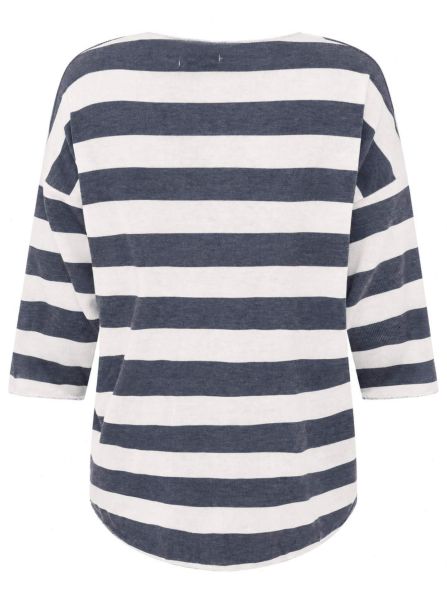 Viskose Oversize Shirt "Streifen"