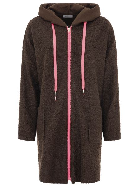 Oversize Teddy Mantel "Neon"