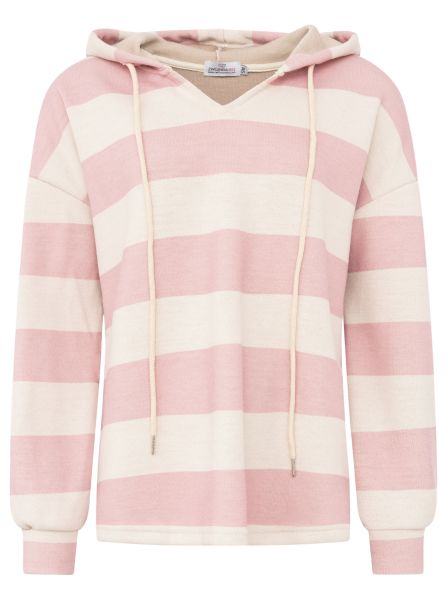 Hoodie Doubleface "Große Streifen"