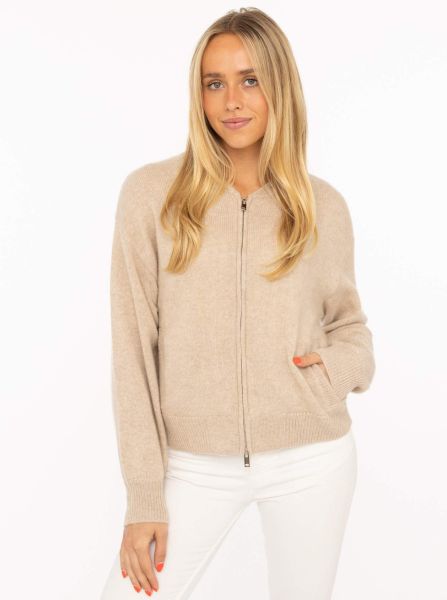 100% Cashmere Bomberjacke Zipper