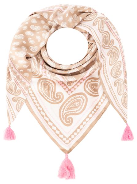 Dreieckstuch Organic Bamboo "Geomteric Paisley"