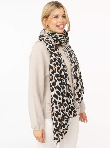 100% Cashmere Druckschal "Leo"