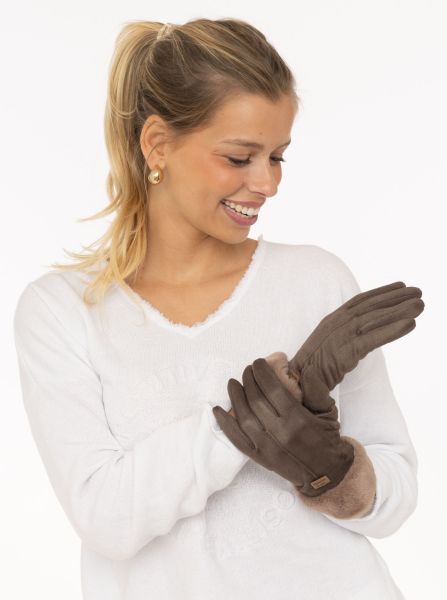 Handschuhe "Plüsch & Uni"