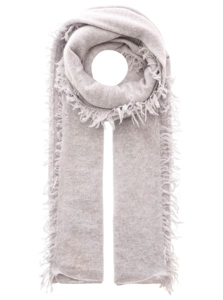 100% XXL Kaschmir Fransenschal "Uni"