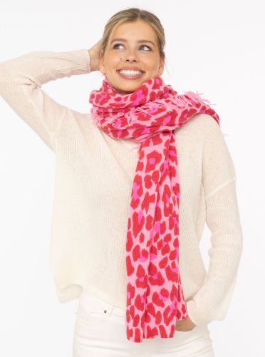 100% Kaschmir XXL Fransenschal "Leo"