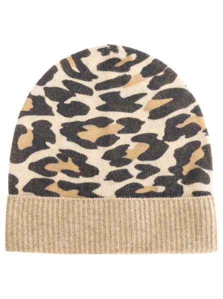100% Kaschmir Umschlagmütze "Leo"