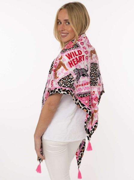 Dreieckstuch Organic Bamboo "Wild Heart"