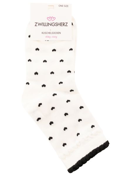 Socken BW "Rüschen & Kleine Herzen"