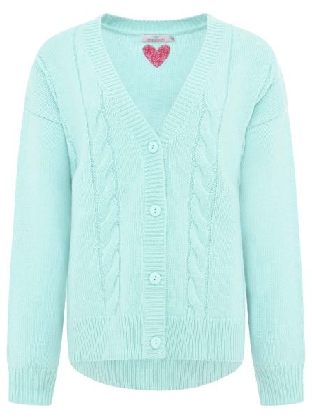 Cardigan Zopfstrick "Herz"