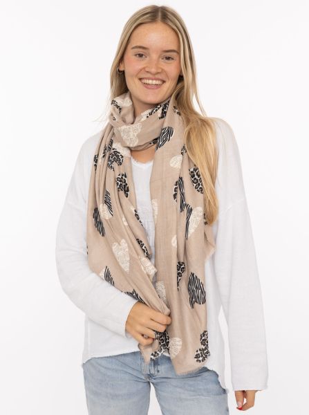 Tuch "Safari Hearts"