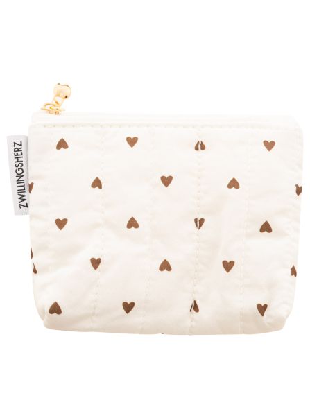 Kosmetiktasche "Kleine Herzen"