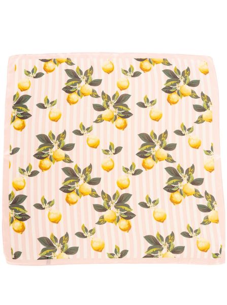 Nickituch "Zitronenstreif"