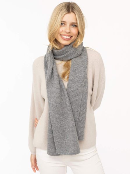 100% Cashmere Gerippter Schal "Cozy"