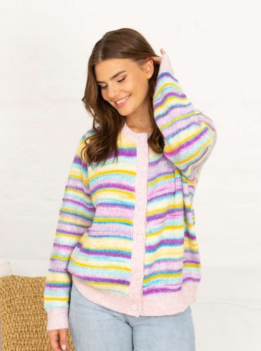 Cardigan "Kleine Streifen"
