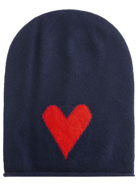 100% Kaschmir Beanie "Herz"