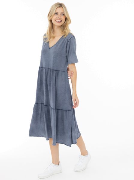 Maxikleid BW "Washed Out"